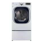 LG Electronics DLEX4370W 7.4 cu. ft. Electric Dryer Installation instructions
