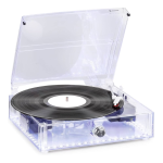 auna 10035573 ClearTech Record Player Owner's Manual