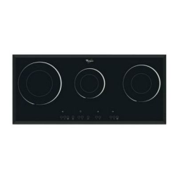 Whirlpool AKM 972/BA Hob Gráfico de programas | Manualzz