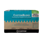 Custom Building Products CBTSW50 CustomBlend 50 lb. White Standard Thinset Mortar Product Brochure