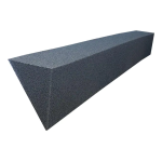 GutterFoam GF-K4FR-48box-DS FR 4 ft. Foam Filter Plastic Gutter Guard for 4 in. K-Style (48-Pack) Instructions