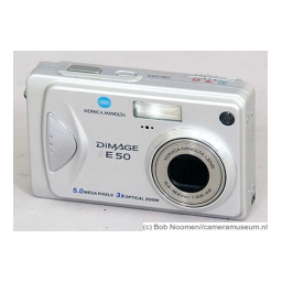 KONICA Dimage E50 Instructions | Manualzz