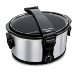 Hamilton Beach 33461 Stay or Go® 6 Quart Portable Slow Cooker Use and Care Guide
