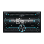 Sony WX-920BT CD Receiver with Bluetooth&reg; Technology Operating Instructions