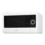 Whirlpool MWA 267 WH Microwave Product Data Sheet