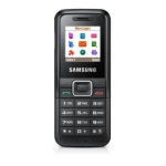 Samsung GT-E1070 Manuel utilisateur