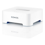 Sonos BRIDGE Wireless HiFi System Product manual