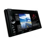Sony XAV-A1 Stereo Receiver User manual