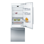 Bosch B30BB935SS Benchmark 16-cu ft Counter-Depth Bottom-Freezer Refrigerator Installation Guide
