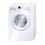 Bosch WAB24161GB 1200 rpm 6 kg Washing machine, front loader Serie | 2 Instruction manual