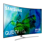 Samsung &lrm;65''&lrm; QLED 4K Curved Smart TV Series Q8C מדריך למשתמש