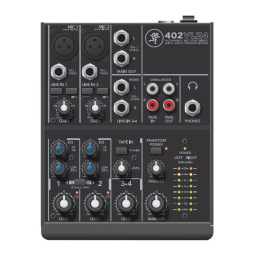 Mackie 402VLZ4 Spec Sheet | AI Chat & PDF Download | Manualzz