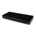 StarTech.com Multiple Video Input with Audio to HDMI Scaler Switcher - HDMI / VGA / Component Instruction manual