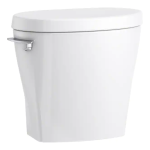 Kohler K-20204-0 Betello&reg; ContinuousClean XT 1.28 gpf toilet tank Spec Sheet