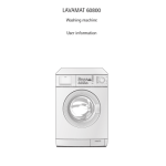 Aeg LAV60800 Manual de usuario
