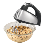 Hamilton Beach 62650 6 Speed Classic Hand Mixer w/ Snap-on Case Use and Care Guide