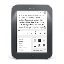 Barnes & Noble nook User Guide | AI Chat & PDF Access | Manualzz