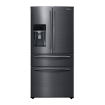 Samsung RF25HMEDBSG Black Stainless French Door Refrigerator with Twin Cooling Plus, 24.7 cu. Ft. Quick start guide