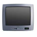 Philips 21HT3304 CRT Television User manual