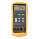 Fluke 718 Calibrateur de pression Instructions
