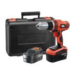 Black &amp; Decker HP146F4BK Cordless drill type h1 Instruction manual