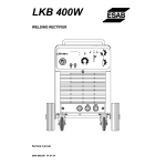 ESAB LKB 400W User manual