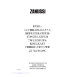 ZANUSSI ZI722/10DAC Manual do usuário