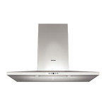 Siemens stainless steel Chimney hood 900 mm wide Operating and Installation Instructions