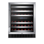Summit SWC530BLBISTADA 24 Inch Built-In and Freestanding Dual Zone Wine Cooler Owner's Manual