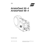 ESAB AristoFeed 30-4 Manual de usuario