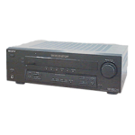 Sony STR-DE495 FM Stereo/FM-AM Receiver Operating instructions