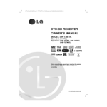 LG LH-T756TK Owner's manual
