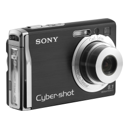 Sony DSC-W80  Bruksanvisning | Manualzz