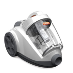 Vax White Cylinder Vacuum Cleaner Owner manual
