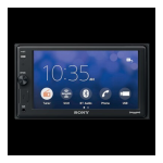 Sony XAV-V10BT Jednostka sygnałowa z ekranem 15,7 cm (6,2") i technologią Bluetooth® Instrukcja obsługi