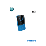 Philips GoGEAR MP4 player SA4VBE04KN/12 Quick start guide