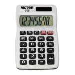 Victor Technology 700 calculator Quick start guide