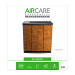 AIRCARE H12600 5.4-Gal. Evaporative Humidifier for 3700 sq. ft. Use and care guide