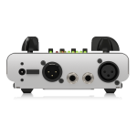 Pr&eacute;-amplificador de microfone TUBE ULTRAGAIN MIC100 Manual de Instru&ccedil;&otilde;es
