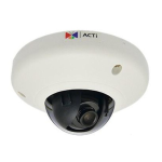 ACTi E34A surveillance camera User's manual