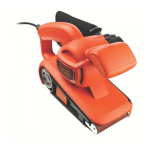 Black&amp;Decker KA86 BELT SANDER instruction manual