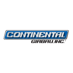 Continental Girbau CG165-75 Installation Manual