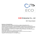 Kab Enterprise PAGTR-019 RemoteControl User Manual