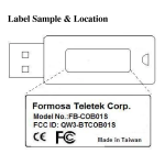 Formosa Teletek QW3-BTHSB01 BLUETOOTHHEADSET User Manual