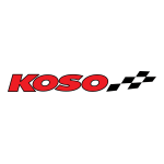 KOSO DB-01R Digital LCD Meter Instruction