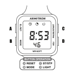 Armitron M1179A Series Watch User Manual