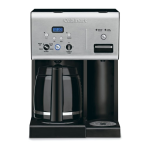 Cuisinart CHW-16 SERIES Coffee PLUS 12-Cup Programmable Coffeemaker and Hot Water System Instructions