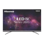 Hisense 75U80G 75 Inch U80G 8K UHD HDR Smart ULED TV User Manual