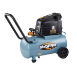 McGraw 56269 8 gallon 1.5 HP 150 PSI Oil-Free Portable Air Compressor Owner's Manual