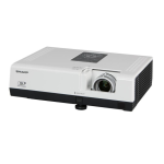 Sharp XR-50S Projector Product sheet
